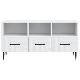 TV Cabinet with Drawer White 102 x 34.5 x 50 cm Engineered Wood
