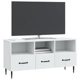 TV Cabinet with Drawer White 102 x 34.5 x 50 cm Engineered Wood