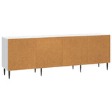 TV Cabinet White 150 x 31 x 50 cm Engineered Wood - Low Angle
