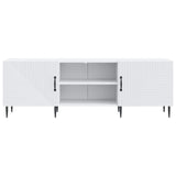 TV Cabinet White 150 x 31 x 50 cm Engineered Wood - Rear View