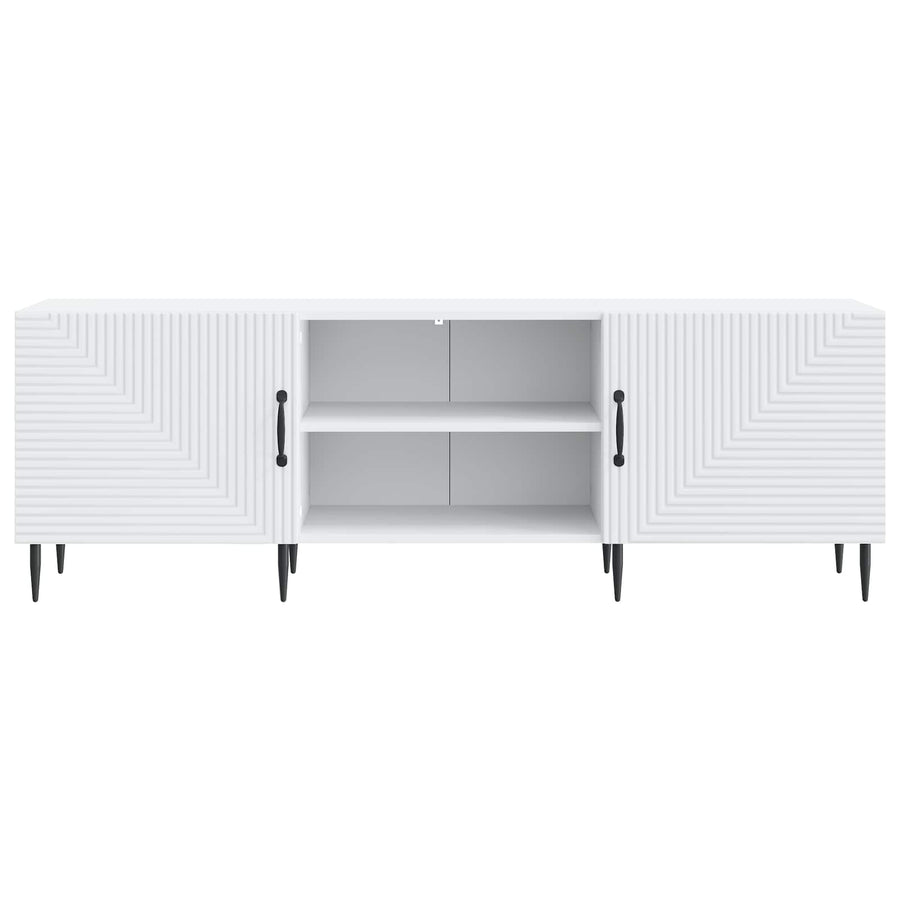 TV Cabinet 150 x 31 x 50 cm White Engineered Wood