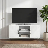 TV Cabinet White 102 x 34.5 x 50 cm Engineered Wood