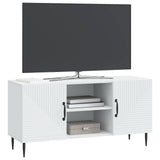 TV Cabinet White 102 x 34.5 x 50 cm Engineered Wood - Side View