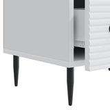 TV Cabinet with Drawer White 147 x 34.5 x 30 cm Engineered Wood - Extra Image
