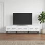 TV Cabinet with Drawer White 147 x 34.5 x 30 cm Engineered Wood
