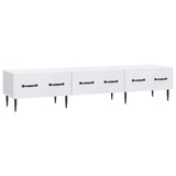 TV Cabinet with Drawer White 147 x 34.5 x 30 cm Engineered Wood
