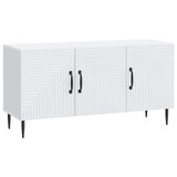 TV Cabinet White 99 x 34.5 x 50 cm Engineered Wood - Front View