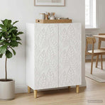 Sideboard White 66 x 34.5 x 90 cm Engineered Wood