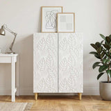 Sideboard White 66 x 34.5 x 90 cm Engineered Wood - Side View