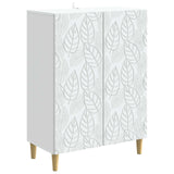 Sideboard White 66 x 34.5 x 90 cm Engineered Wood - Front View