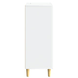 Sideboard White 66 x 34.5 x 90 cm Engineered Wood - Rear View