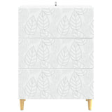 Drawer Cabinet White 66 x 34.5 x 90 cm Engineered Wood