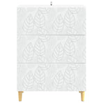 Drawer Cabinet White 66 x 34.5 x 90 cm Engineered Wood