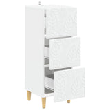 Drawer Cabinet White 33 x 34.5 x 90 cm Engineered Wood - Top-Down View