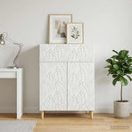 Sideboard White 66 x 34.5 x 90 cm Engineered Wood