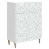 Sideboard White 66 x 34.5 x 90 cm Engineered Wood - Front View