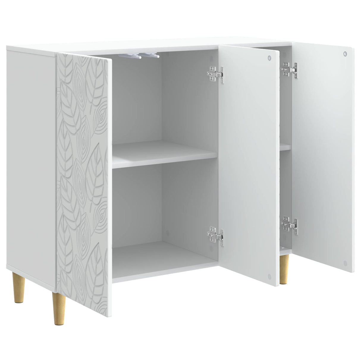 Sideboard White 89 x 34.5 x 80 cm Engineered Wood
