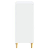 Sideboard White 89 x 34.5 x 80 cm Engineered Wood - Rear View