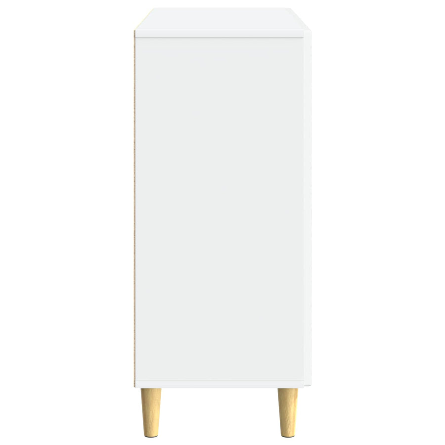 Sideboard White 89 x 34.5 x 80 cm Engineered Wood