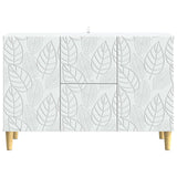 Sideboard White 89 x 34.5 x 60 cm Engineered Wood - 45-Degree Angle