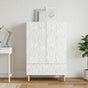 Sideboard White 66 x 34.5 x 95 cm Engineered Wood