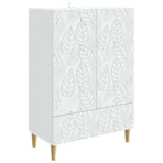 Sideboard White 66 x 34.5 x 95 cm Engineered Wood