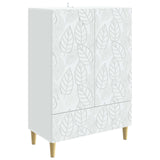 Sideboard White 66 x 34.5 x 95 cm Engineered Wood - Front View