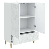 Sideboard White 66 x 34.5 x 95 cm Engineered Wood - Top-Down View