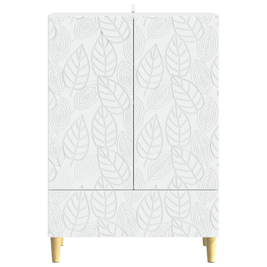 Sideboard White 66 x 34.5 x 95 cm Engineered Wood