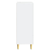 Sideboard White 66 x 34.5 x 95 cm Engineered Wood - Rear View