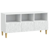 TV Cabinet 102 x 34.5 x 50 cm White Engineered Wood