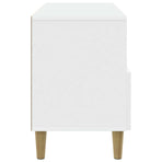 TV Cabinet 102 x 34.5 x 50 cm White Engineered Wood