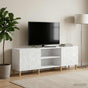 TV Cabinet 150 x 31 x 50 cm White Engineered Wood