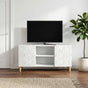 TV Cabinet 102 x 34.5 x 50 cm White Engineered Wood