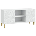 TV Cabinet 102 x 34.5 x 50 cm White Engineered Wood