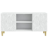 TV Cabinet 102 x 34.5 x 50 cm White Engineered Wood