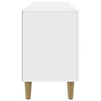 TV Cabinet 102 x 34.5 x 50 cm White Engineered Wood