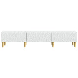TV Cabinet 147 x 34.5 x 30 cm White Engineered Wood