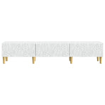 TV Cabinet 147 x 34.5 x 30 cm White Engineered Wood