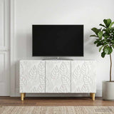 TV Cabinet 99 x 34.5 x 50 cm White Engineered Wood