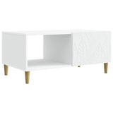 Coffee Table White 90 x 50 x 40 cm Engineered Wood