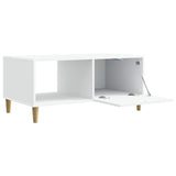 Coffee Table White 90 x 50 x 40 cm Engineered Wood