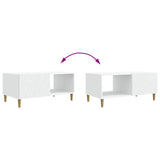 Coffee Table White 90 x 50 x 40 cm Engineered Wood - Extra Image