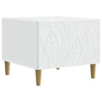 Coffee Table White 50 x 49 x 40 cm Engineered Wood