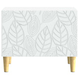 Coffee Table White 50 x 49 x 40 cm Engineered Wood