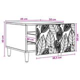 Coffee Table White 50 x 49 x 40 cm Engineered Wood