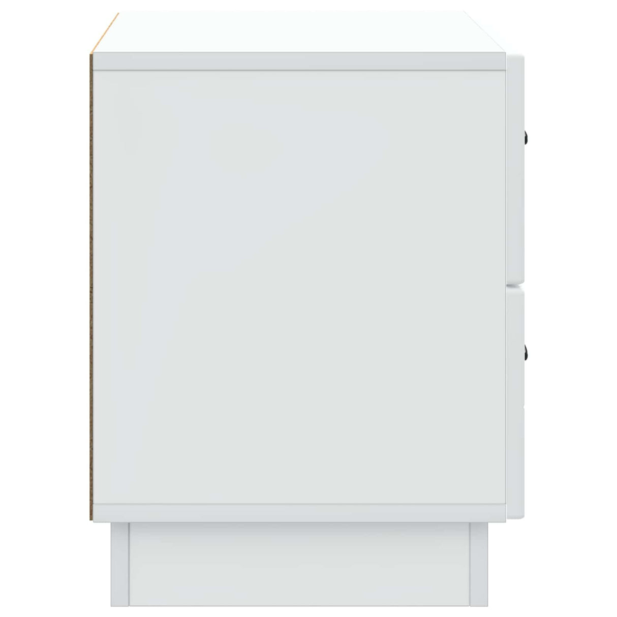 Bedside Cabinet White 62 x 34.5 x 44.5 cm Engineered Wood