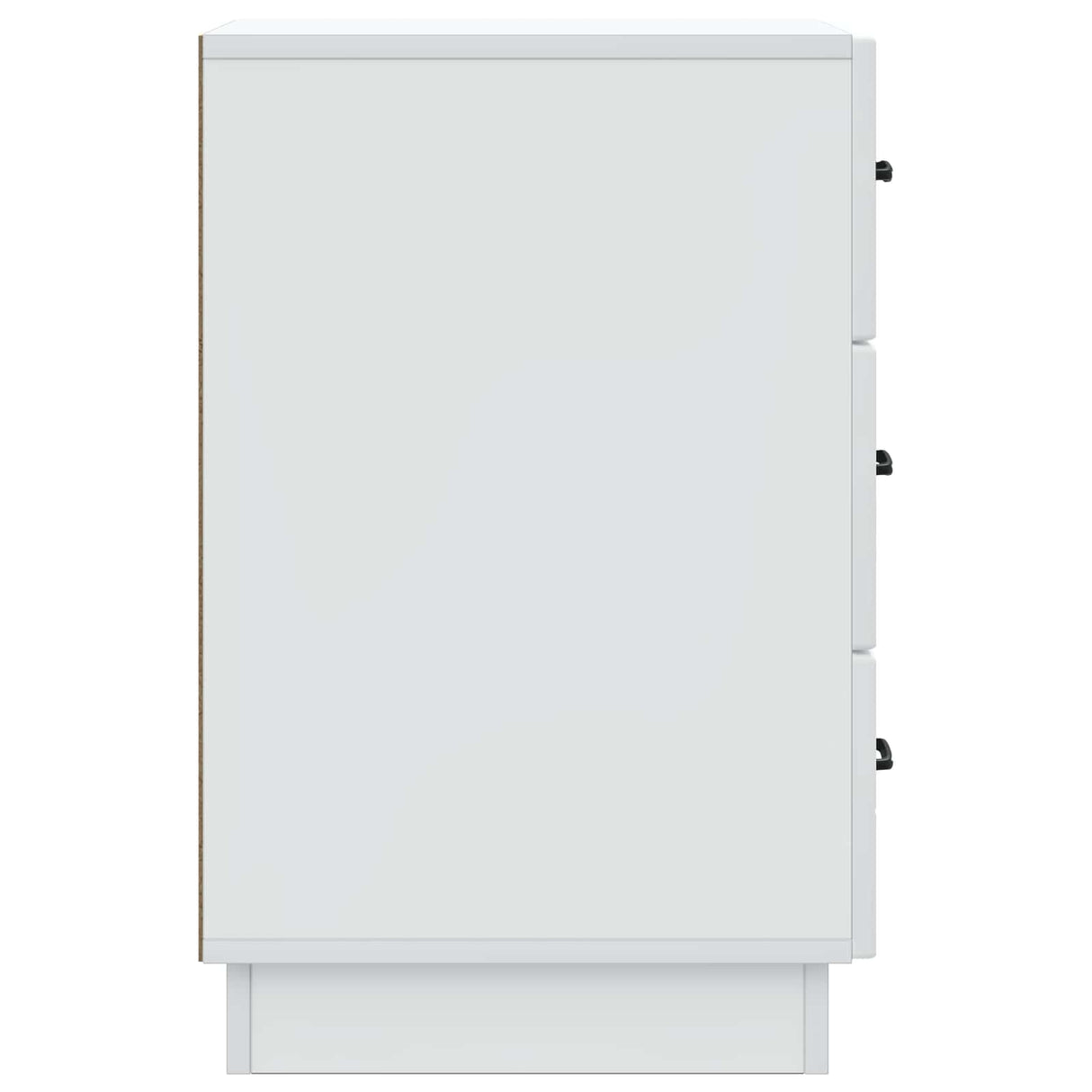 Bedside Cabinet White 43 x 41 x 63.5 cm Engineered Wood