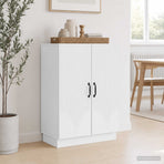 Sideboard White 66 x 34.5 x 87 cm Engineered Wood