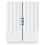 Sideboard White 66 x 34.5 x 87 cm Engineered Wood